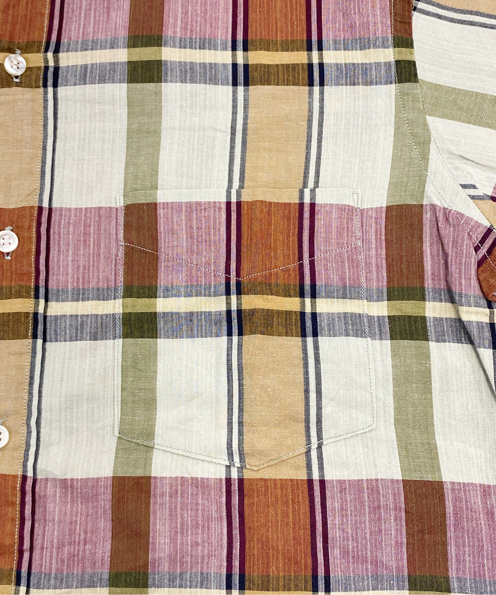 SATO 半袖柄シャツ