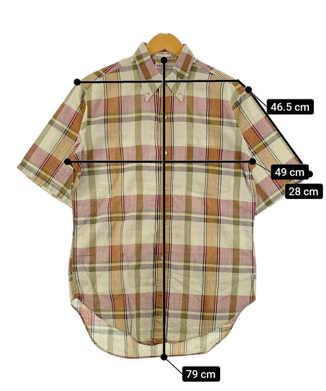 SATO 半袖柄シャツ