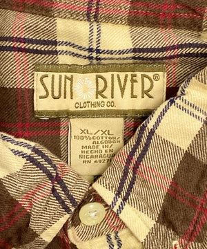 SUN RIVER ネルシャツ