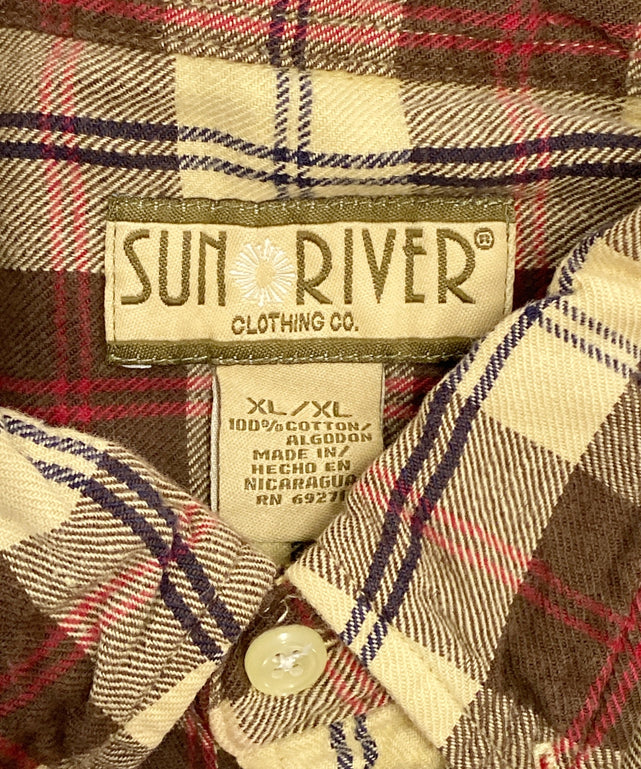 SUN RIVER ネルシャツ