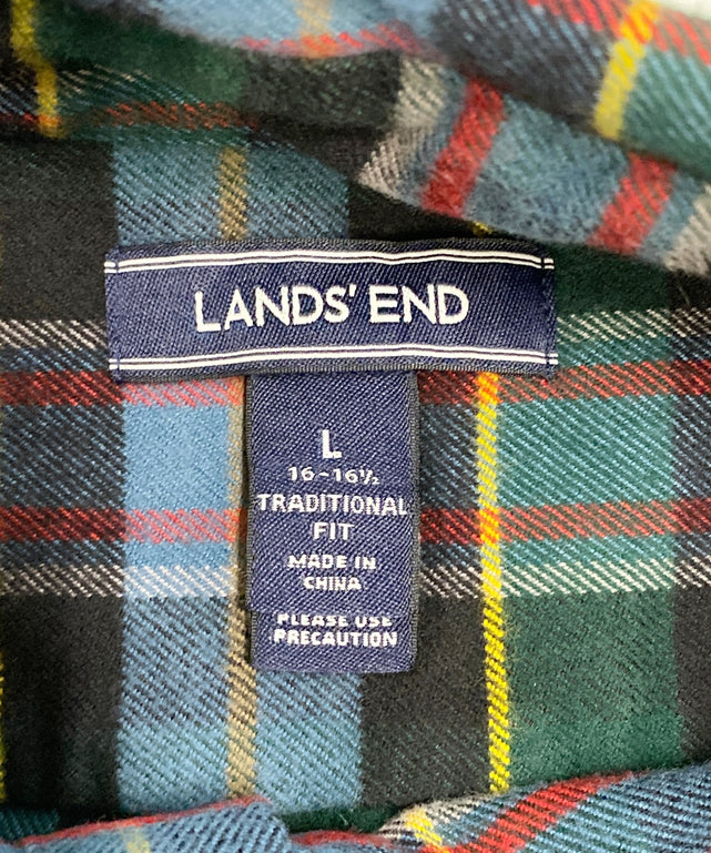 LAND'S END ネルシャツ