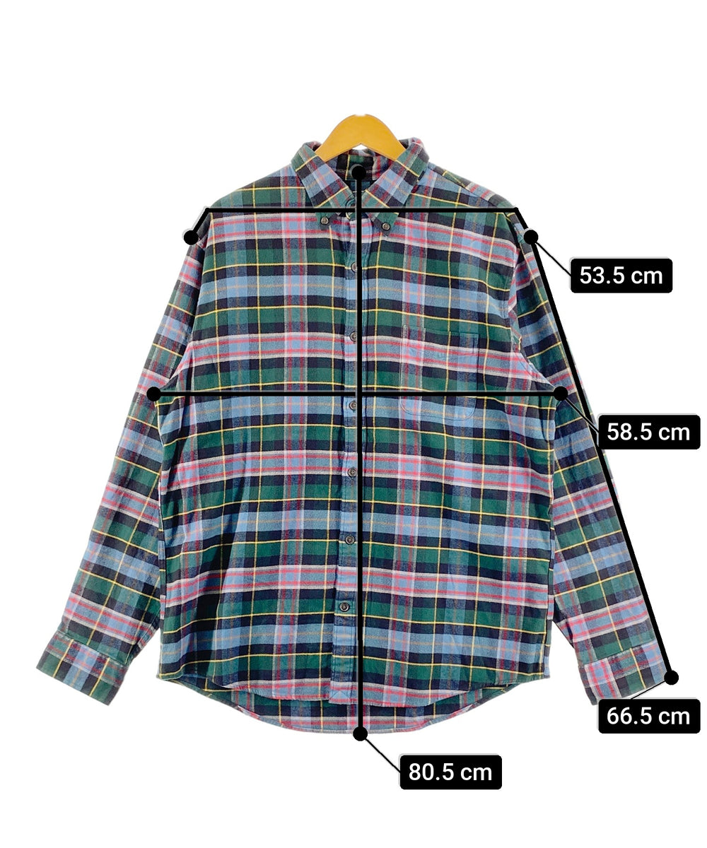 LAND'S END ネルシャツ