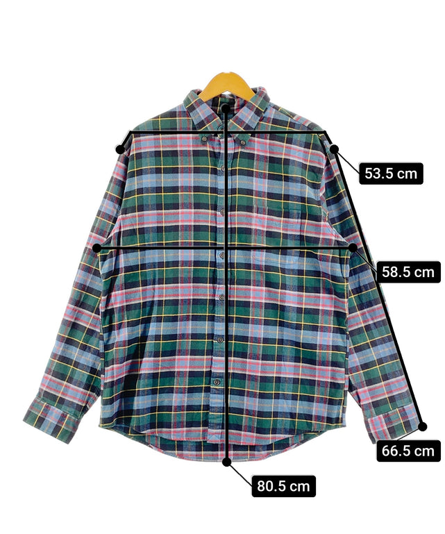 LAND'S END ネルシャツ