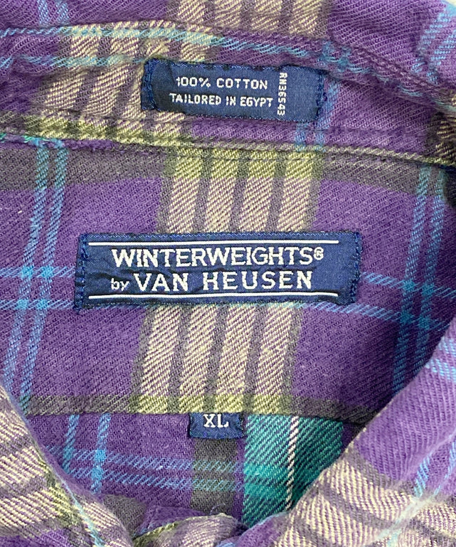 VAN HUESEN ネルシャツ