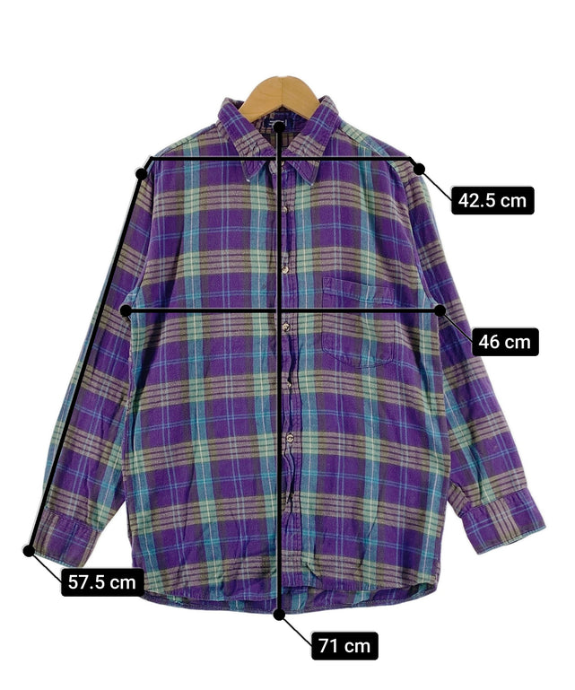 VAN HUESEN ネルシャツ