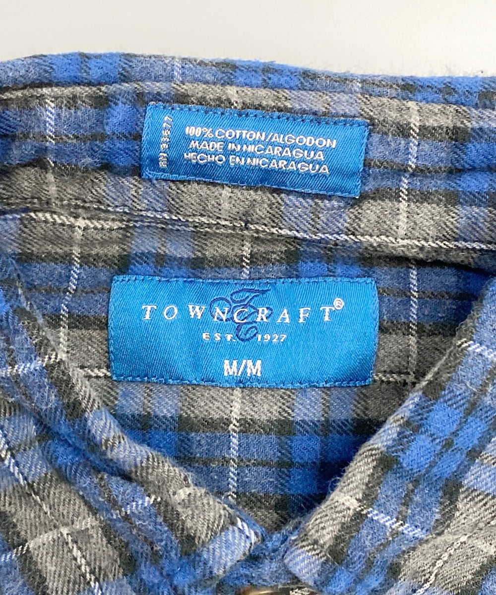 TOWNCRAFT ネルシャツ