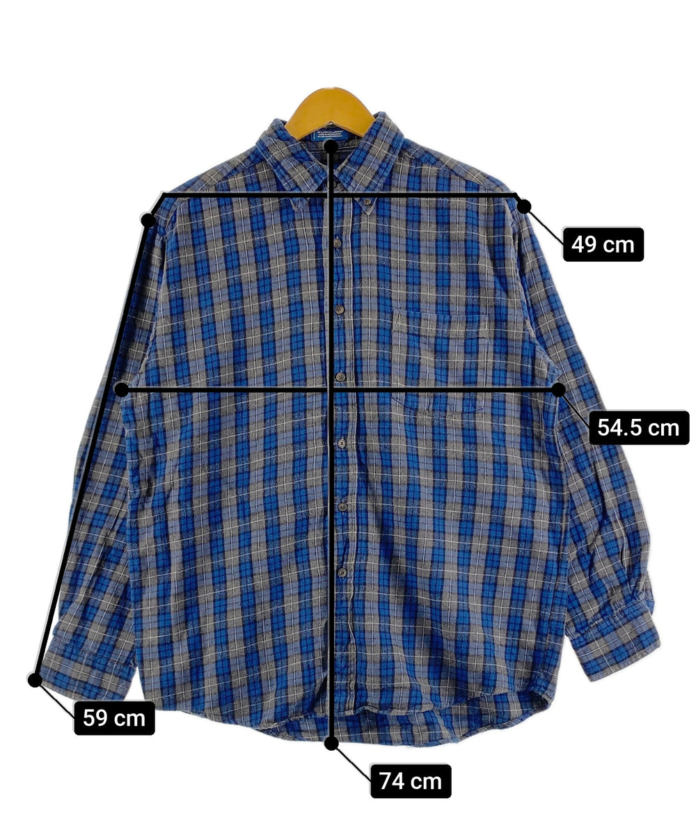 TOWNCRAFT ネルシャツ