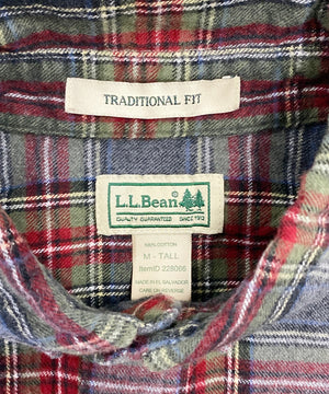 L.L.Bean ネルシャツ