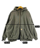 Carhartt ZIPパーカー