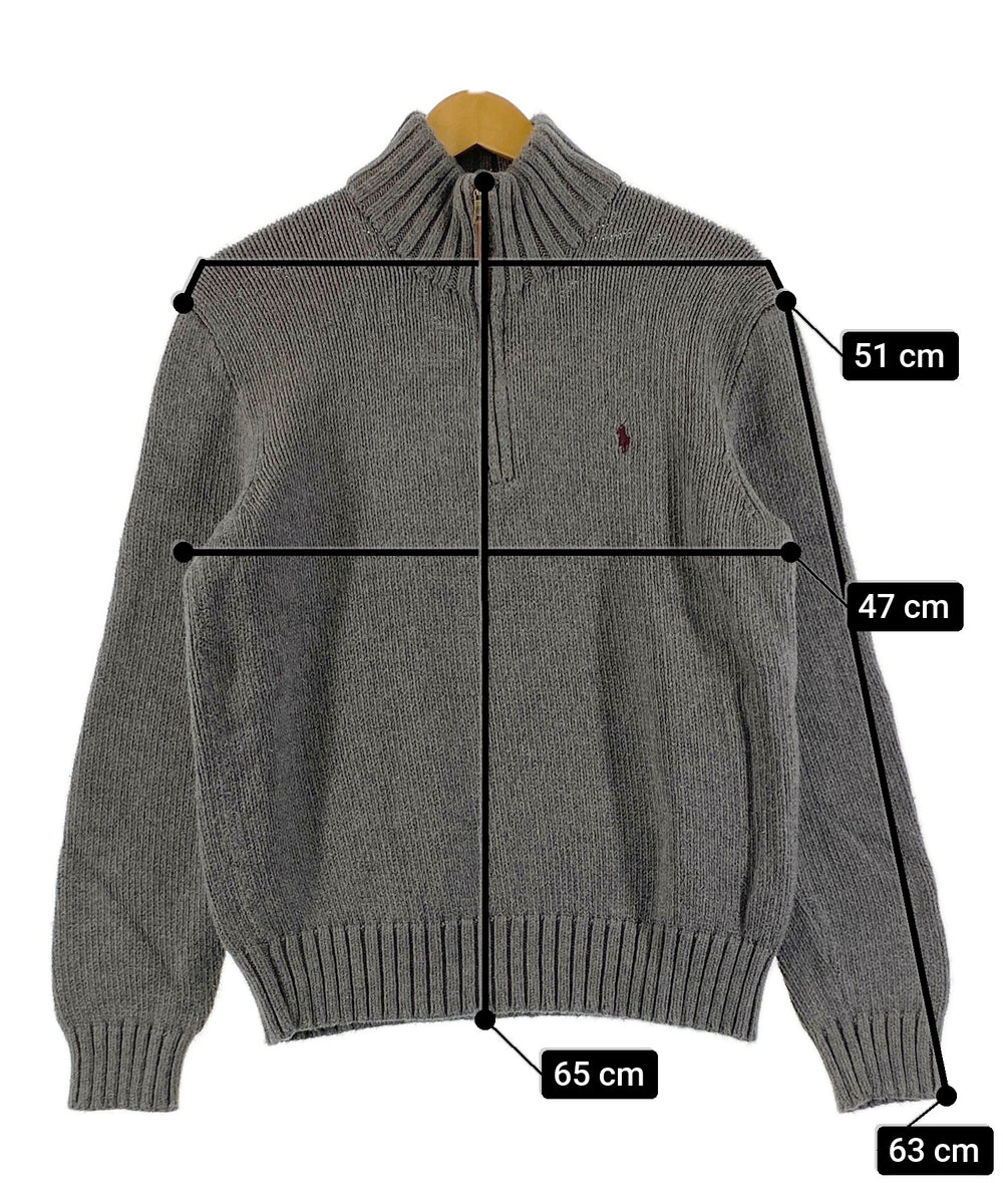 Ralph Lauren ブランドハーフZIPニット