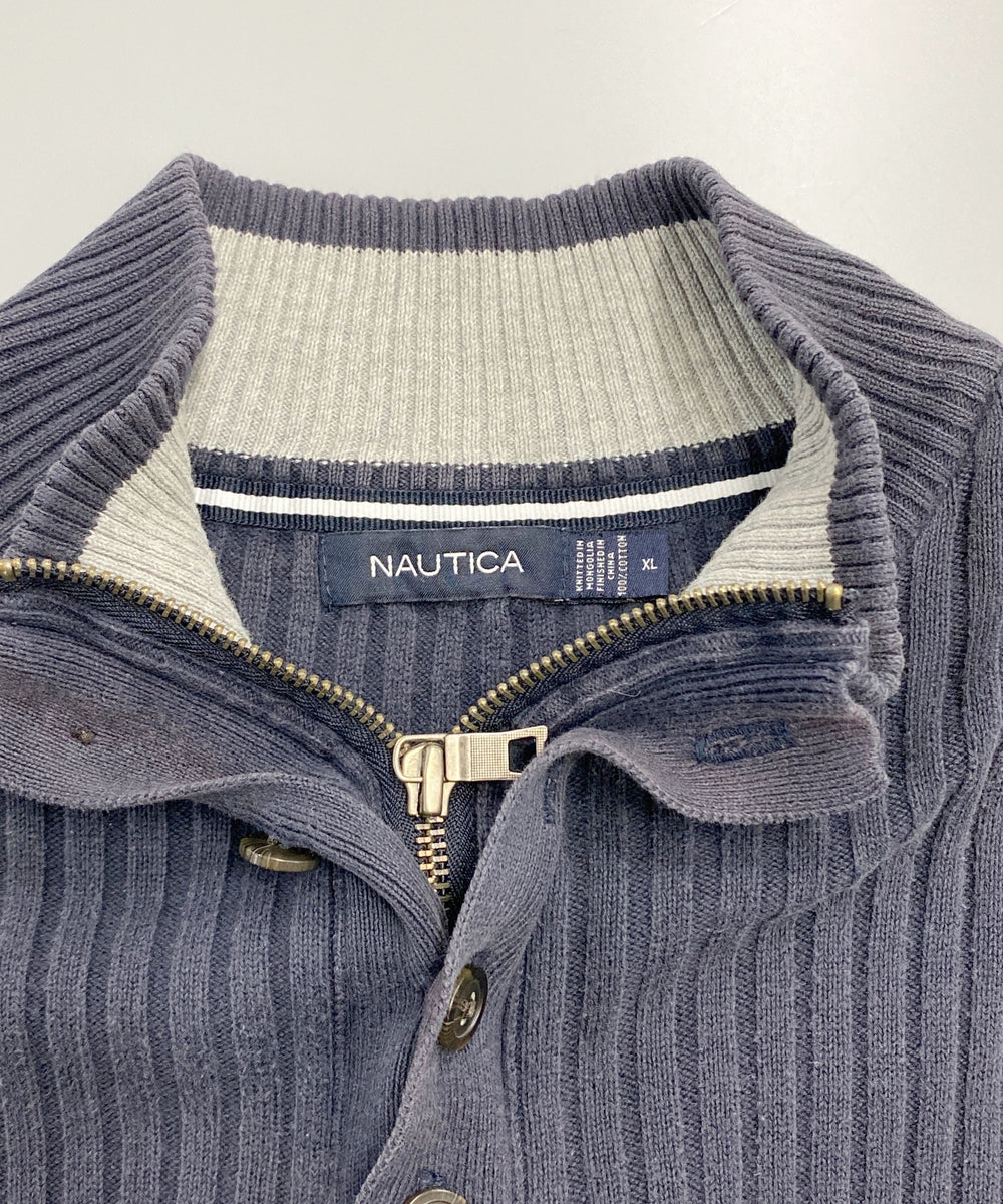 NAUTICA ブランドハーフZIPニット