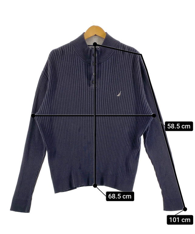 NAUTICA ブランドハーフZIPニット