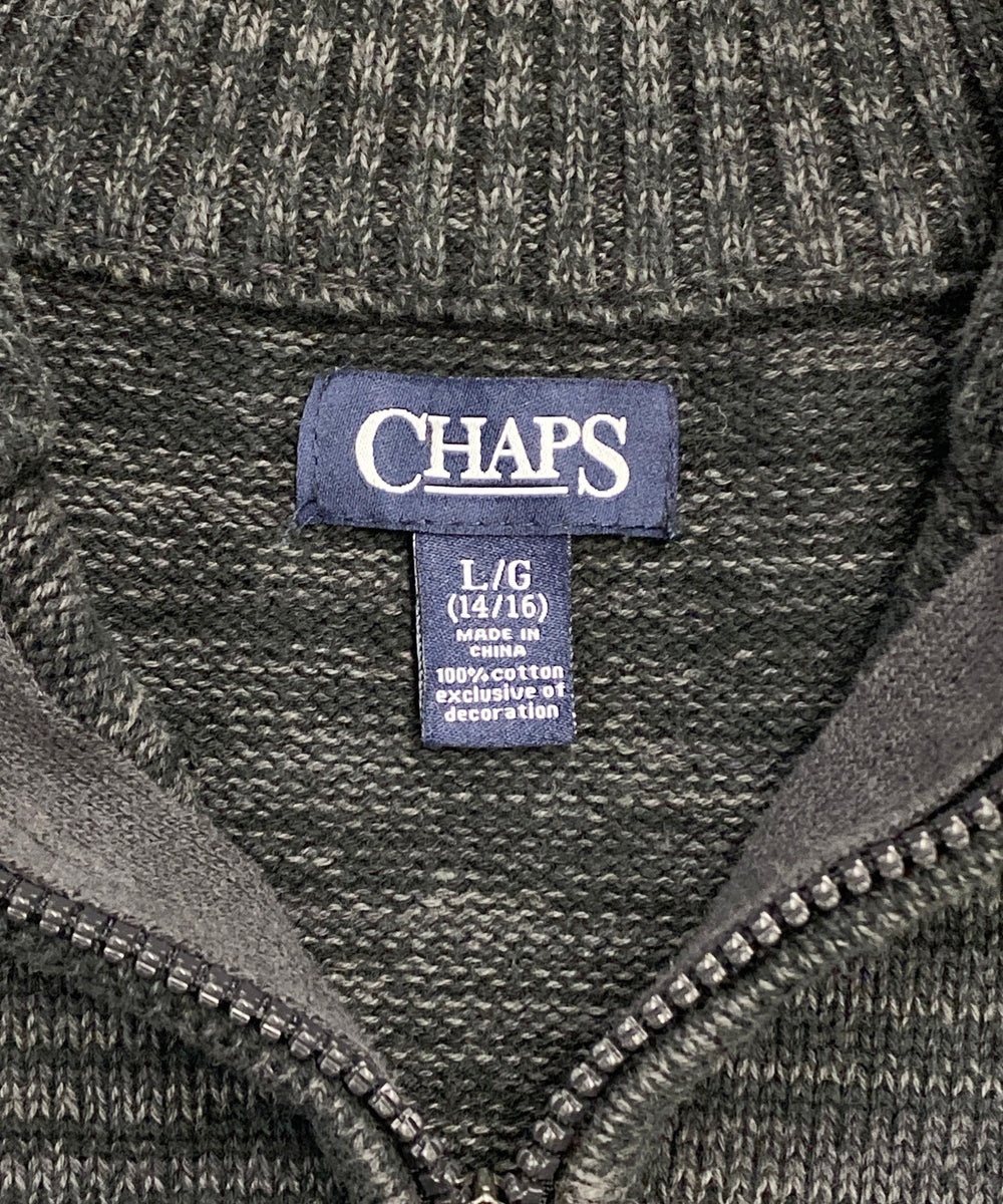 CHAPS ブランドハーフZIPニット