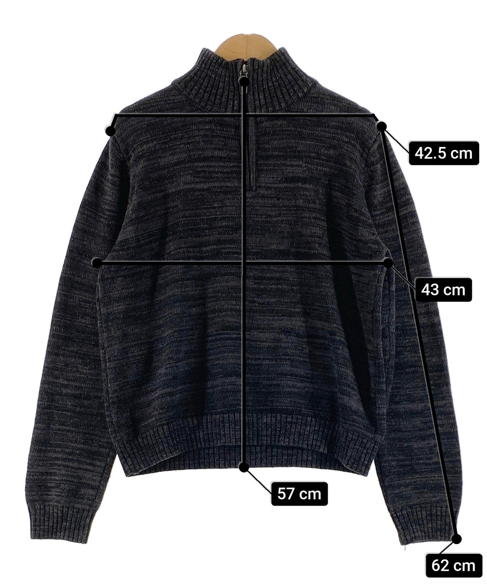 CHAPS ブランドハーフZIPニット