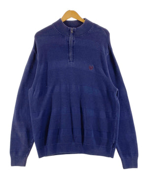 CHAPS ブランドハーフZIPニット