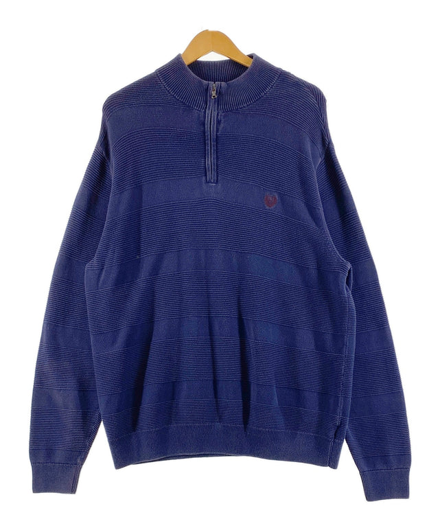 CHAPS ブランドハーフZIPニット