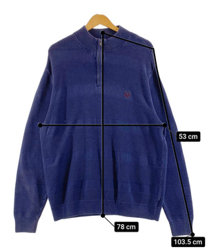 CHAPS ブランドハーフZIPニット