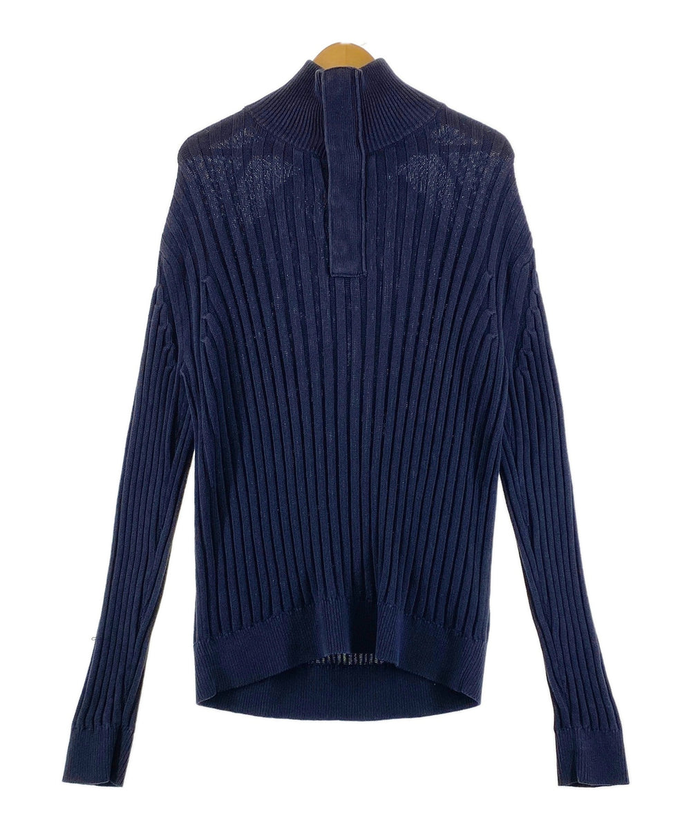 TOMMY ブランドハーフZIPニット