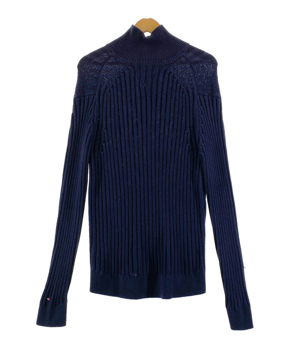 TOMMY ブランドハーフZIPニット