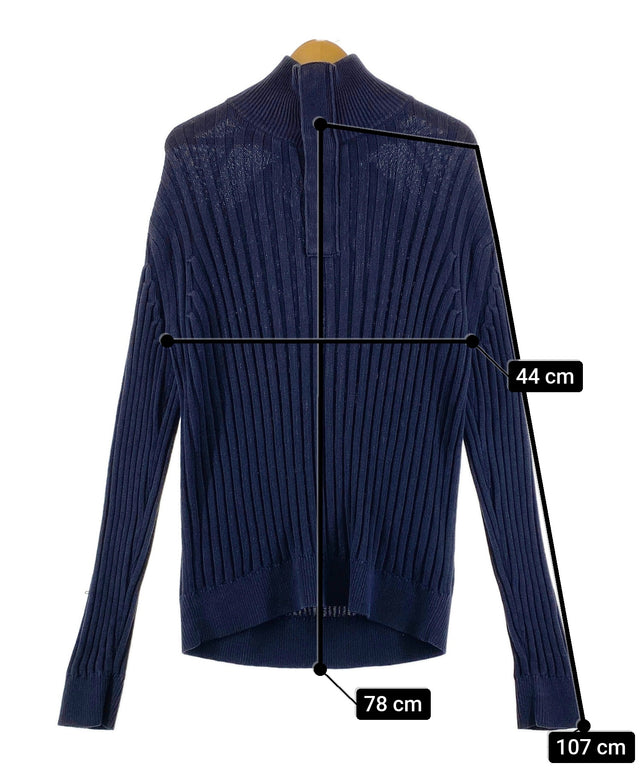 TOMMY ブランドハーフZIPニット