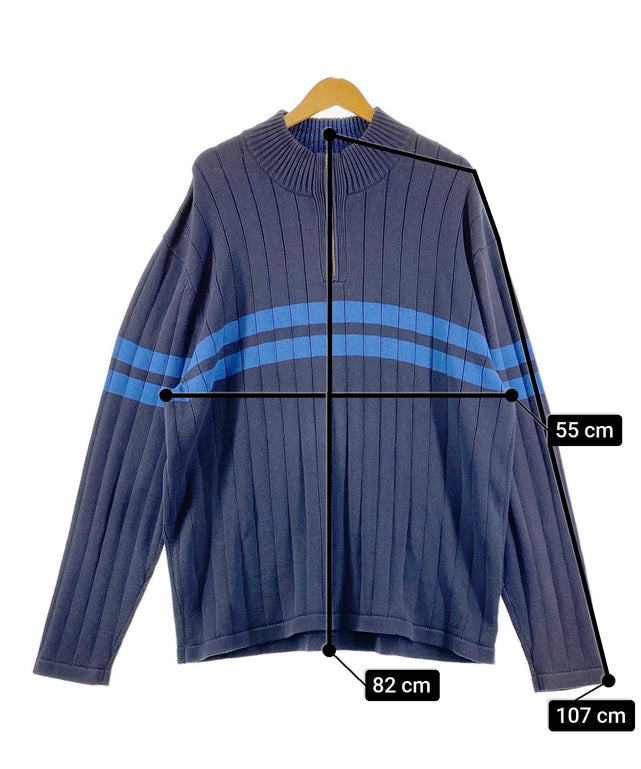 NAUTICA ブランドハーフZIPニット