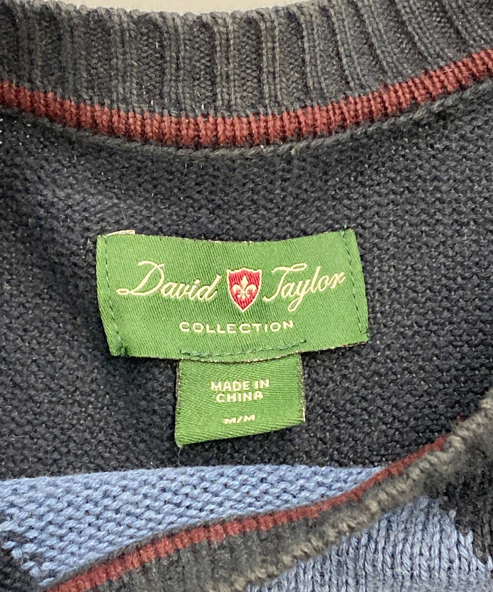 David Taylor アーガイルニット