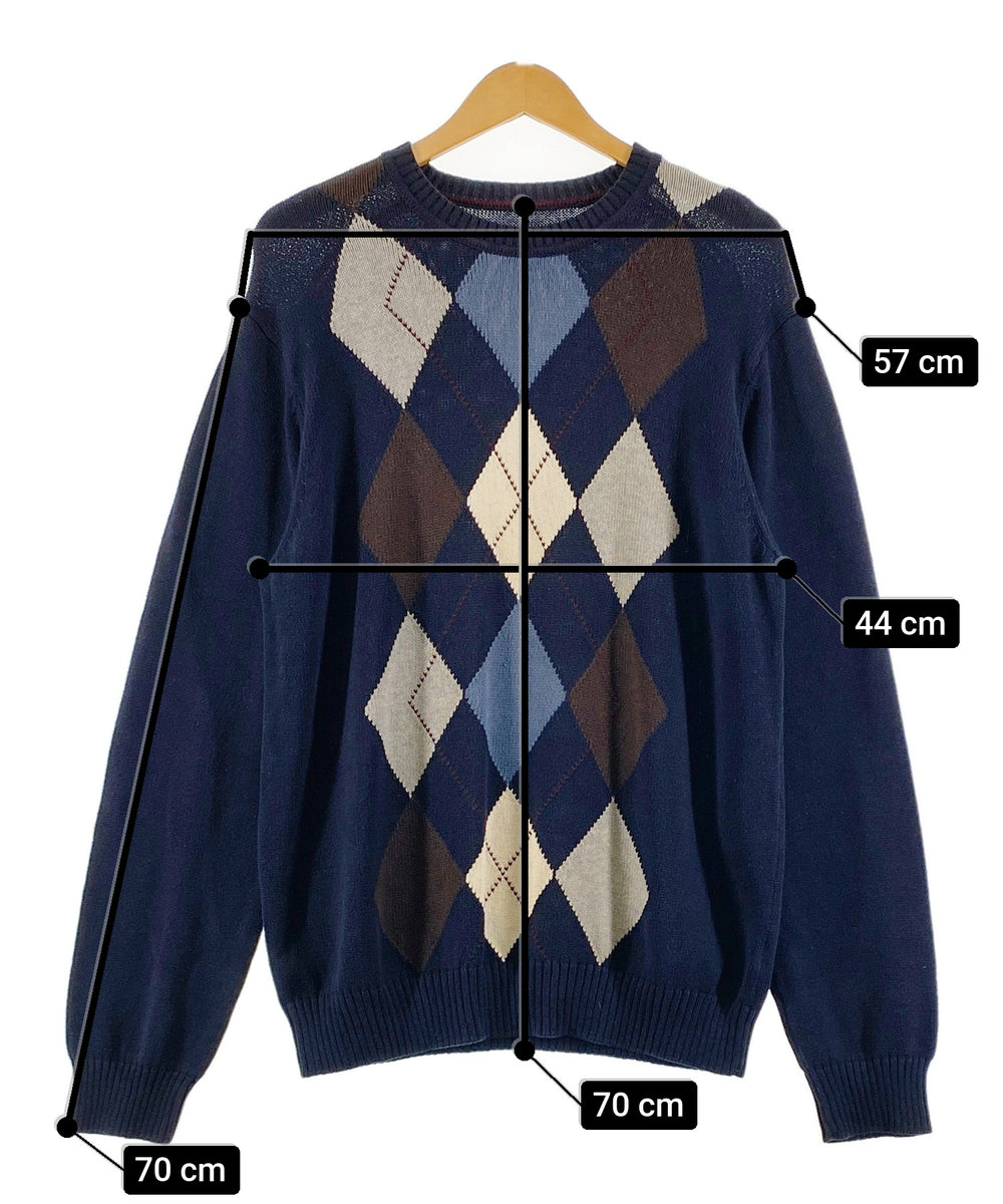 David Taylor アーガイルニット