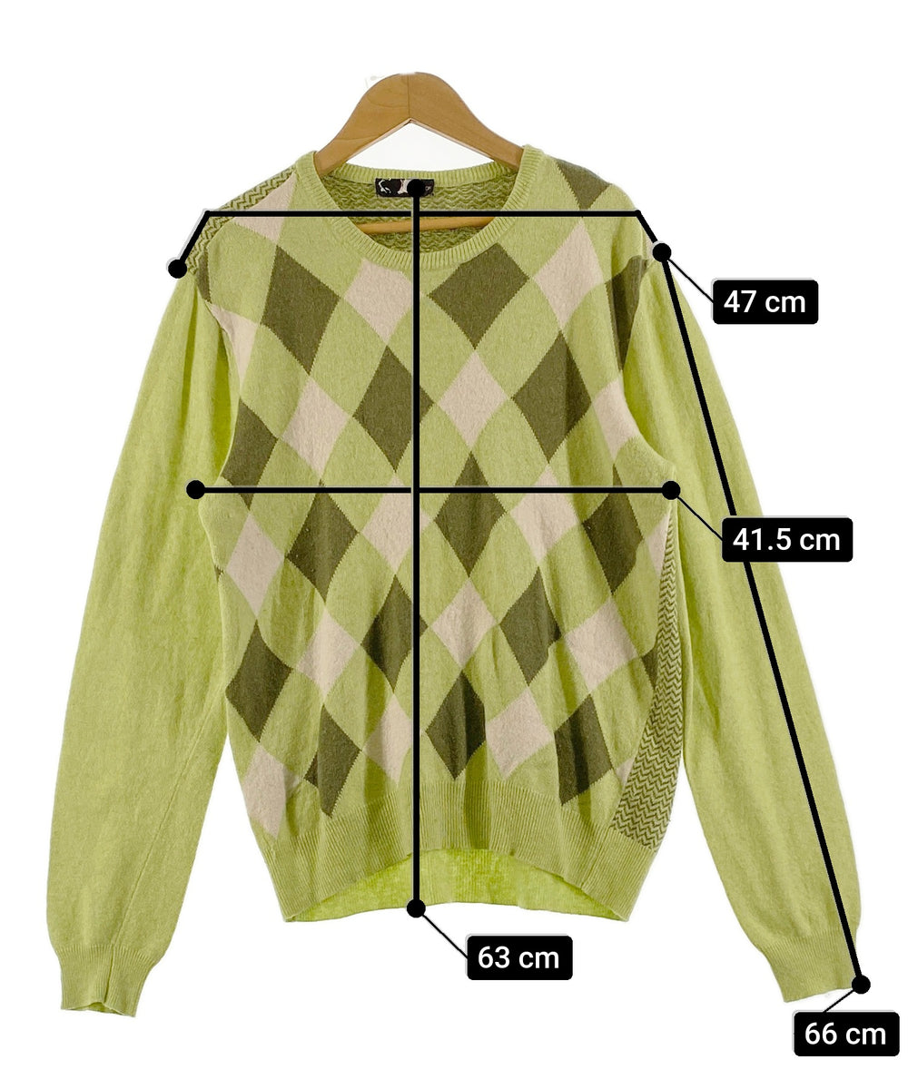 アーガイルニット