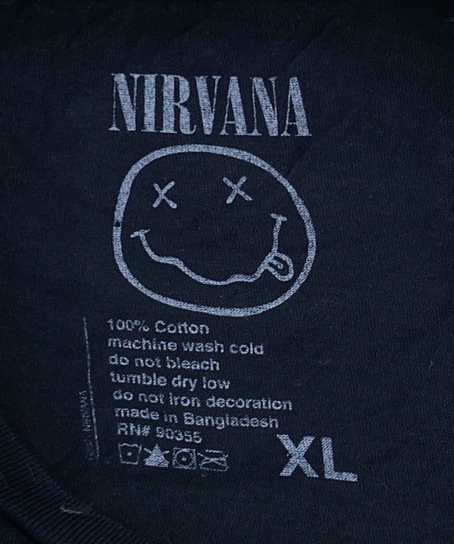 NIRVANAバンドTシャツ