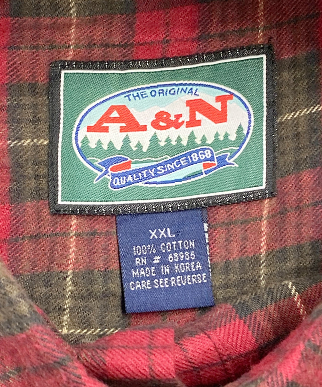 A&N ネルシャツ