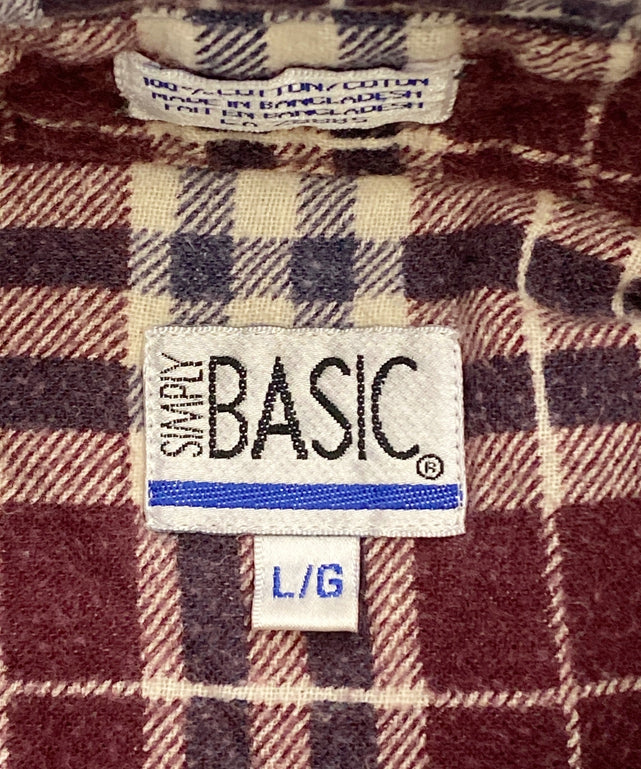 SIMPLY BASIC ネルシャツ