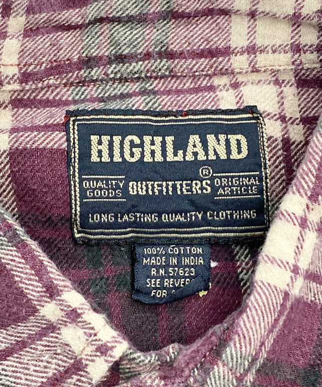 HIGH LAND ネルシャツ