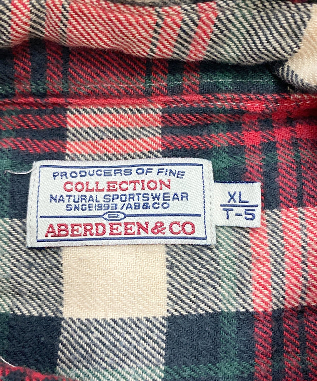 ABERDEEN ネルシャツ