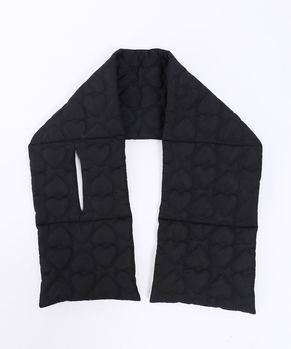 ハートキルトマフラー