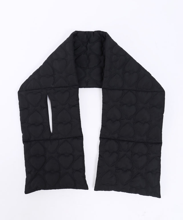 ハートキルトマフラー