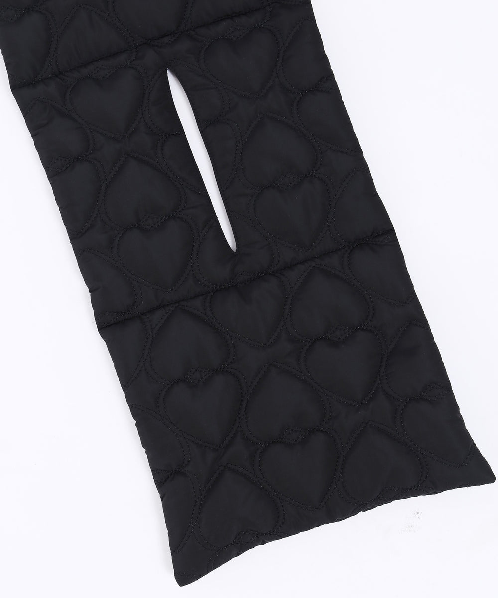 ハートキルトマフラー