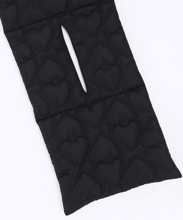 ハートキルトマフラー