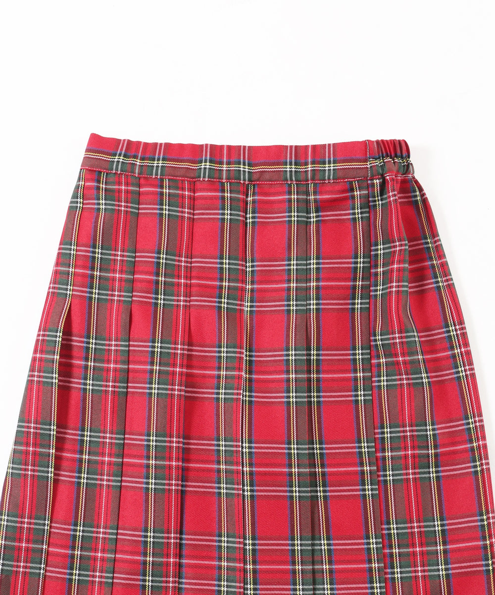 タータンチェックロングスカート