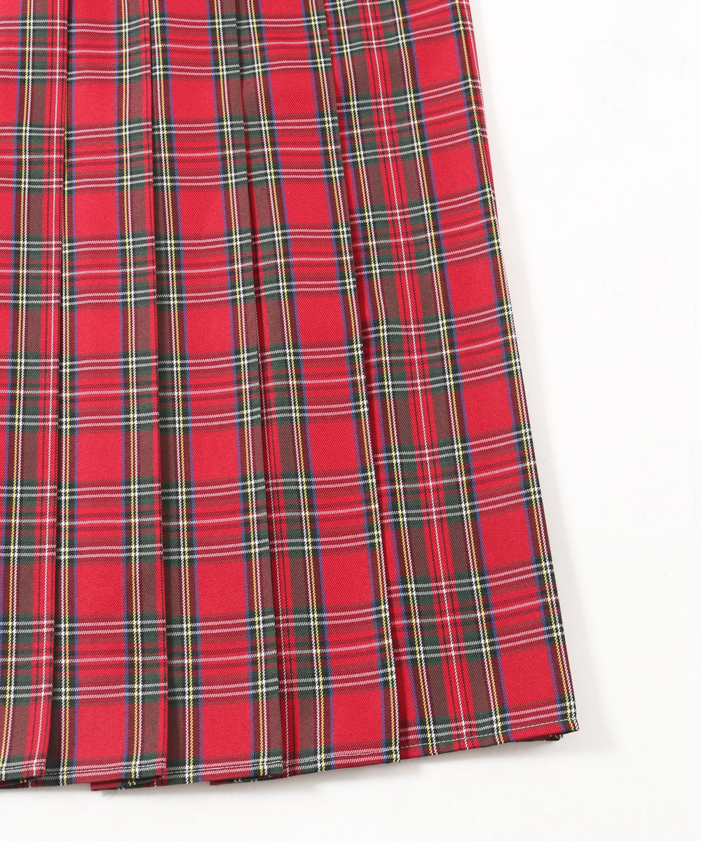 タータンチェックロングスカート