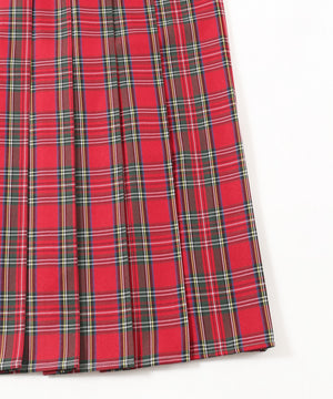 タータンチェックロングスカート