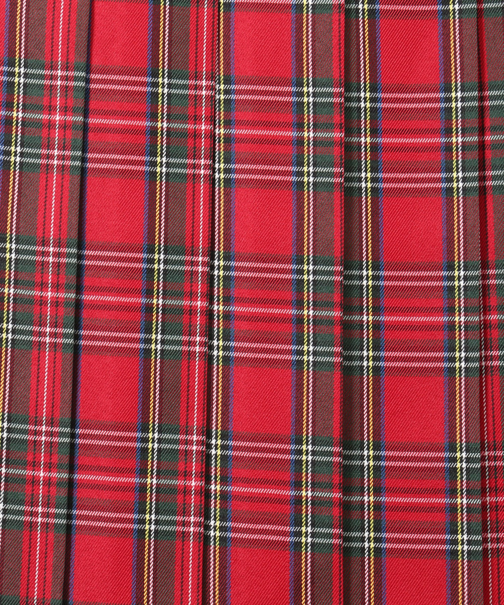 タータンチェックロングスカート