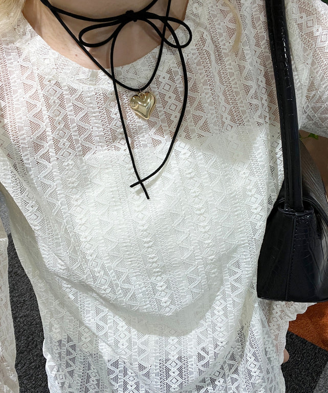 ストレッチレースロンT