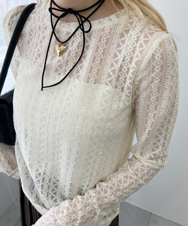 ストレッチレースロンT