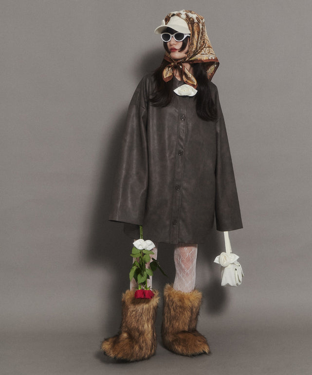 ブラウンモデル：165㎝ F着用