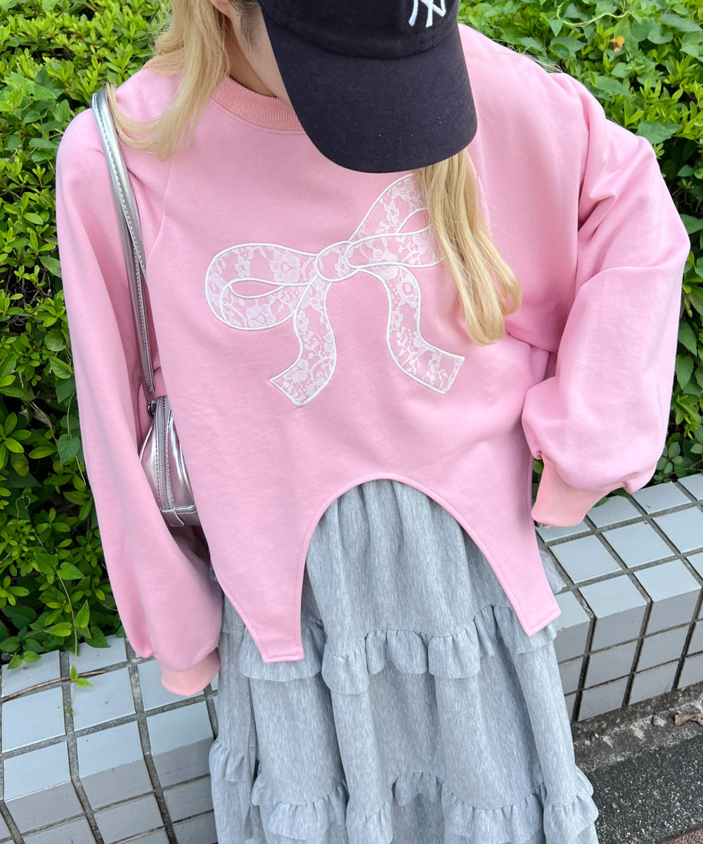 ピンク モデル：160㎝ F着用