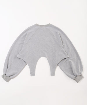 リボンレースワッペンスウェット