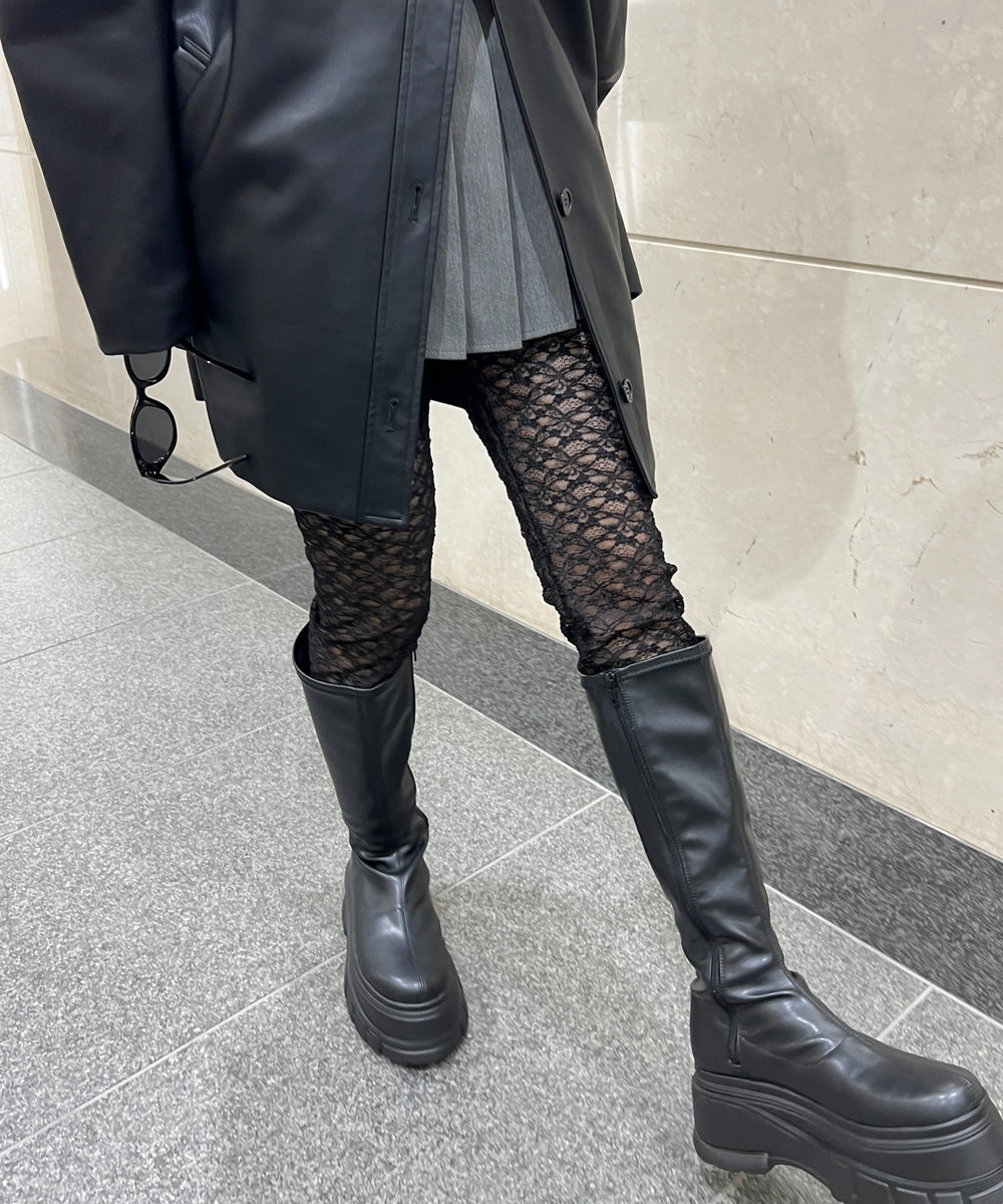 ロングレースレギンス