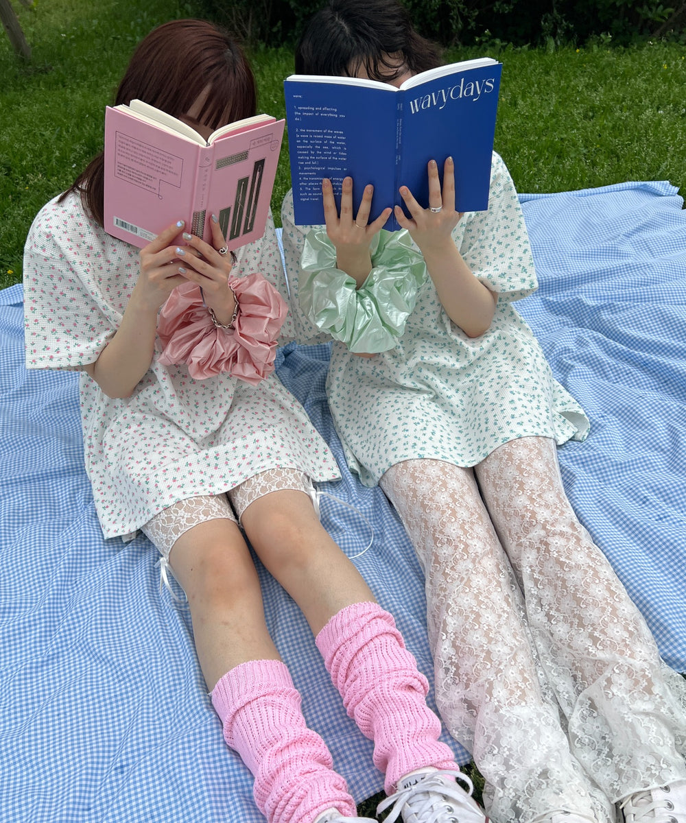 フラワー柄ビッグTシャツ