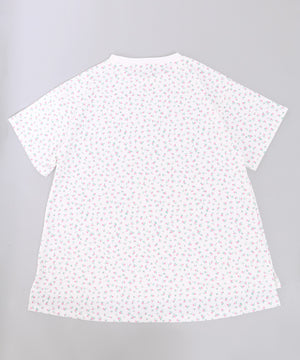 フラワー柄ビッグTシャツ