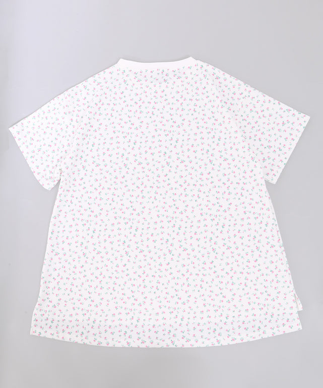 フラワー柄ビッグTシャツ